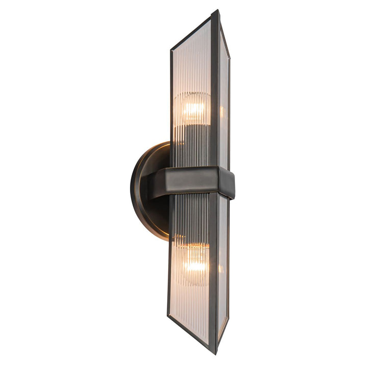 Quintiesse QN-CAIRO-2WB-UBZ-CR Cairo 2 Light Wall Light Urban Bronze