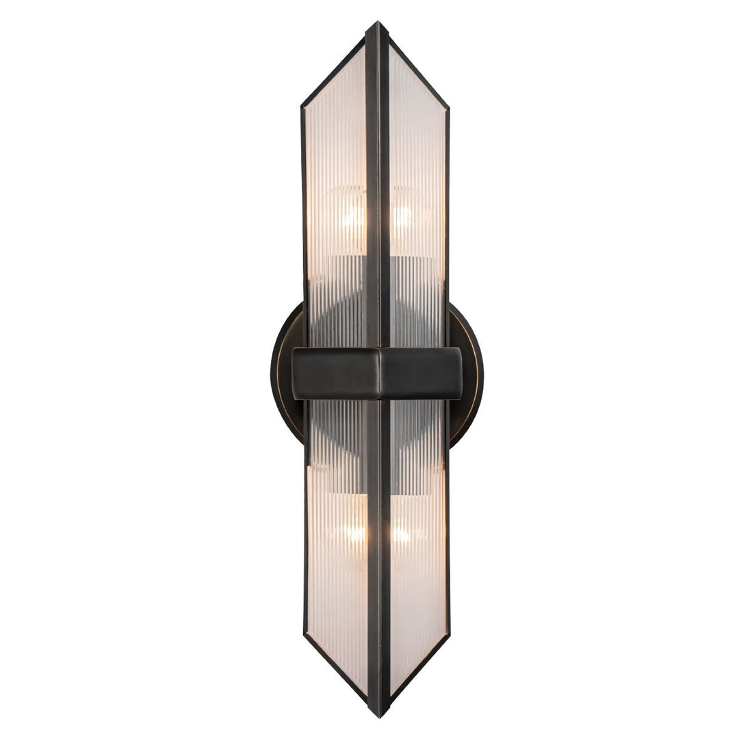 Quintiesse QN-CAIRO-2WB-UBZ-CR Cairo 2 Light Wall Light Urban Bronze