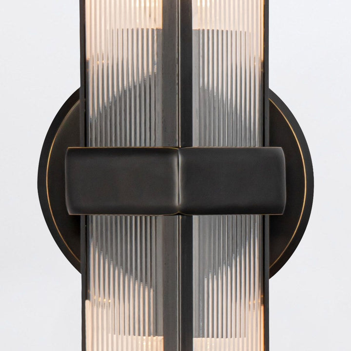 Quintiesse QN-CAIRO-2WB-UBZ-CR Cairo 2 Light Wall Light Urban Bronze
