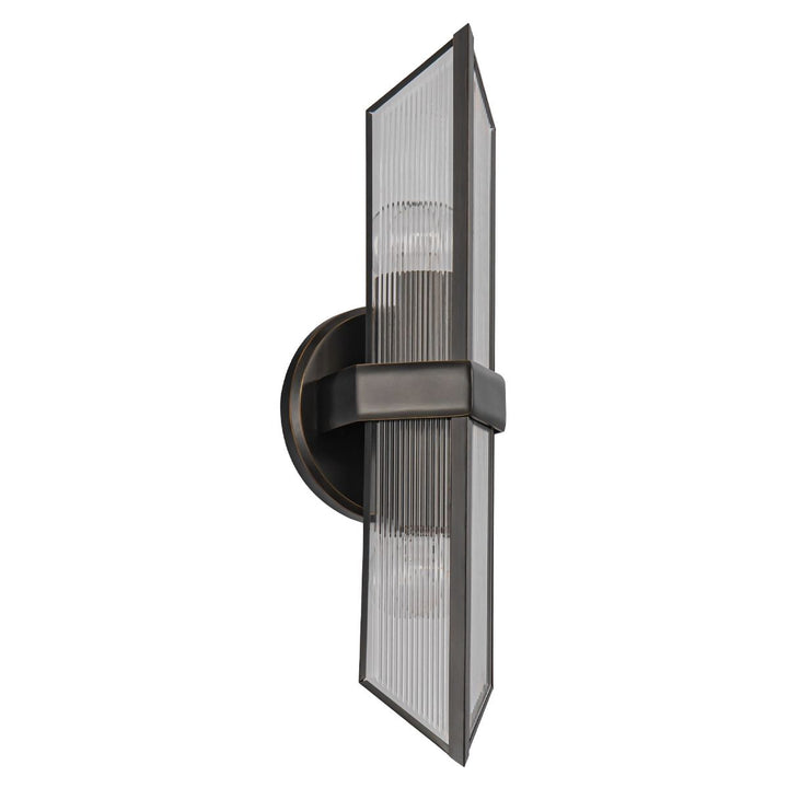 Quintiesse QN-CAIRO-2WB-UBZ-CR Cairo 2 Light Wall Light Urban Bronze