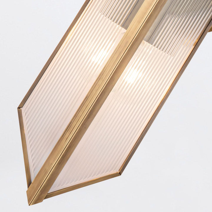 Quintiesse QN-CAIRO-2WB-VBS-CR Cairo 2 Light Wall Light Vintage Brass