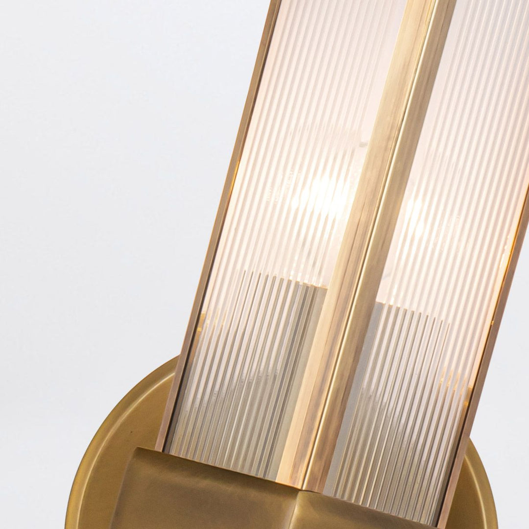 Quintiesse QN-CAIRO-2WB-VBS-CR Cairo 2 Light Wall Light Vintage Brass