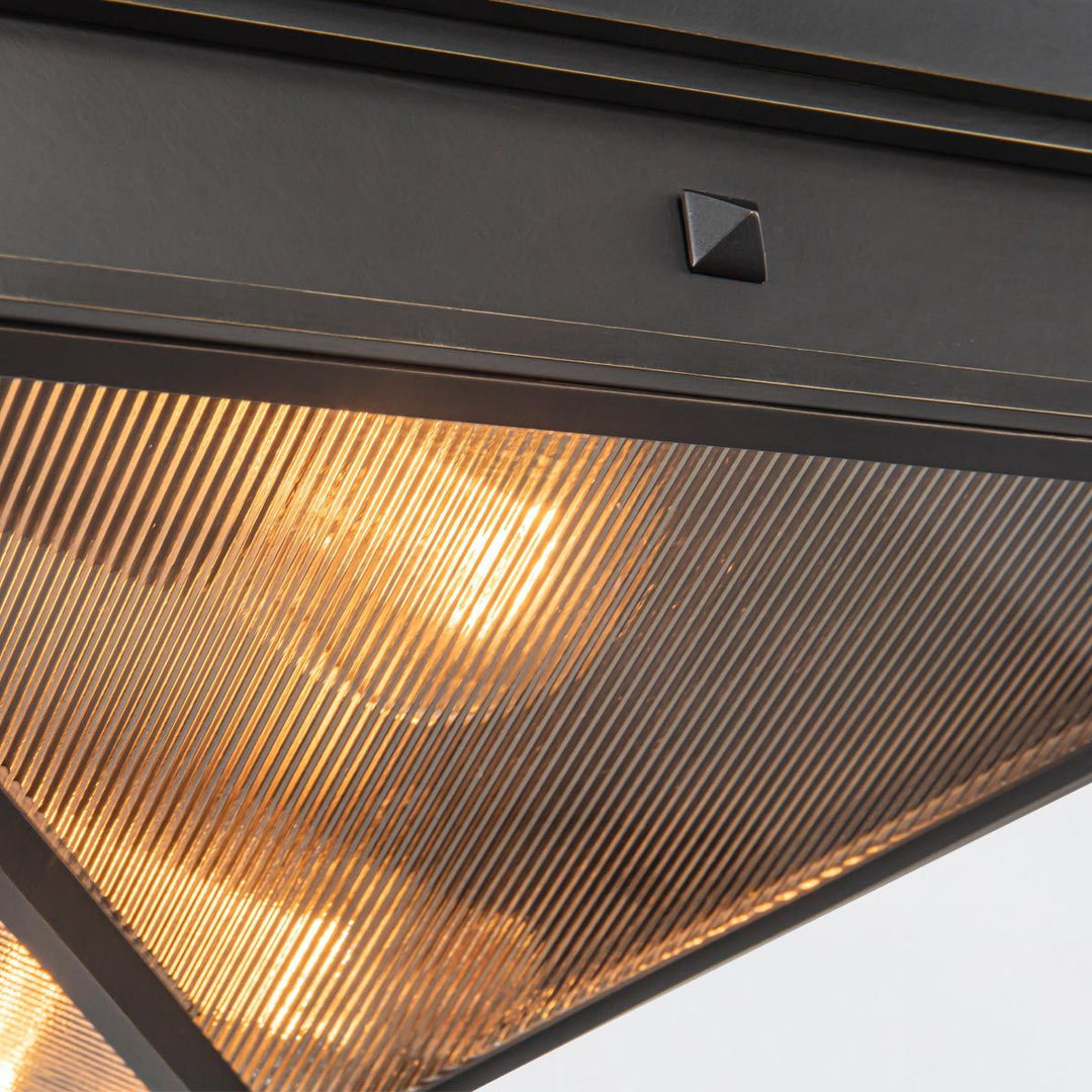 Quintiesse QN-CAIRO-F-M-UBZ-CR Cairo 2 Light Flush Urban Bronze