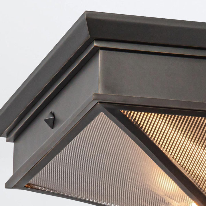Quintiesse QN-CAIRO-F-M-UBZ-CR Cairo 2 Light Flush Urban Bronze