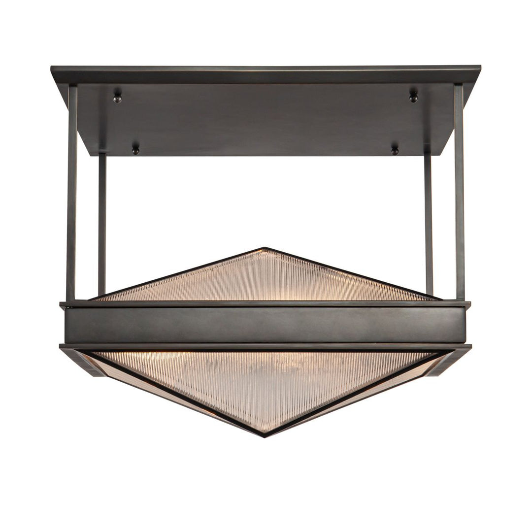 Quintiesse QN-CAIRO-SF-UBZ-CR Cairo 4 Light Semi-Flush Urban Bronze