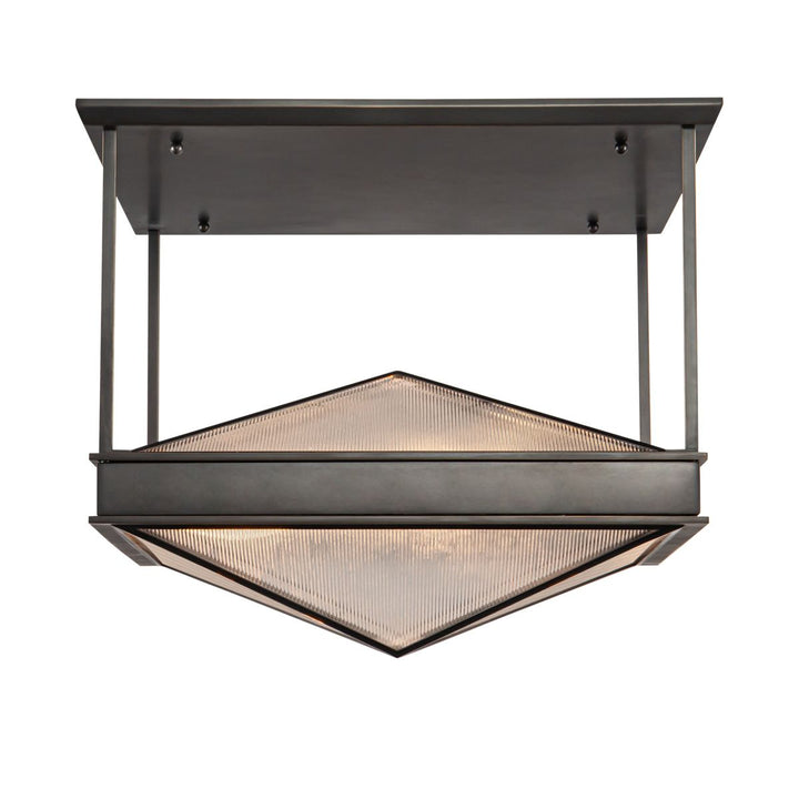 Quintiesse QN-CAIRO-SF-UBZ-CR Cairo 4 Light Semi-Flush Urban Bronze