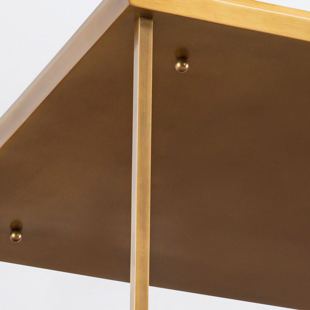 Quintiesse QN-CAIRO-SF-VBS-CR Cairo 4 Light Semi-Flush Vintage Brass