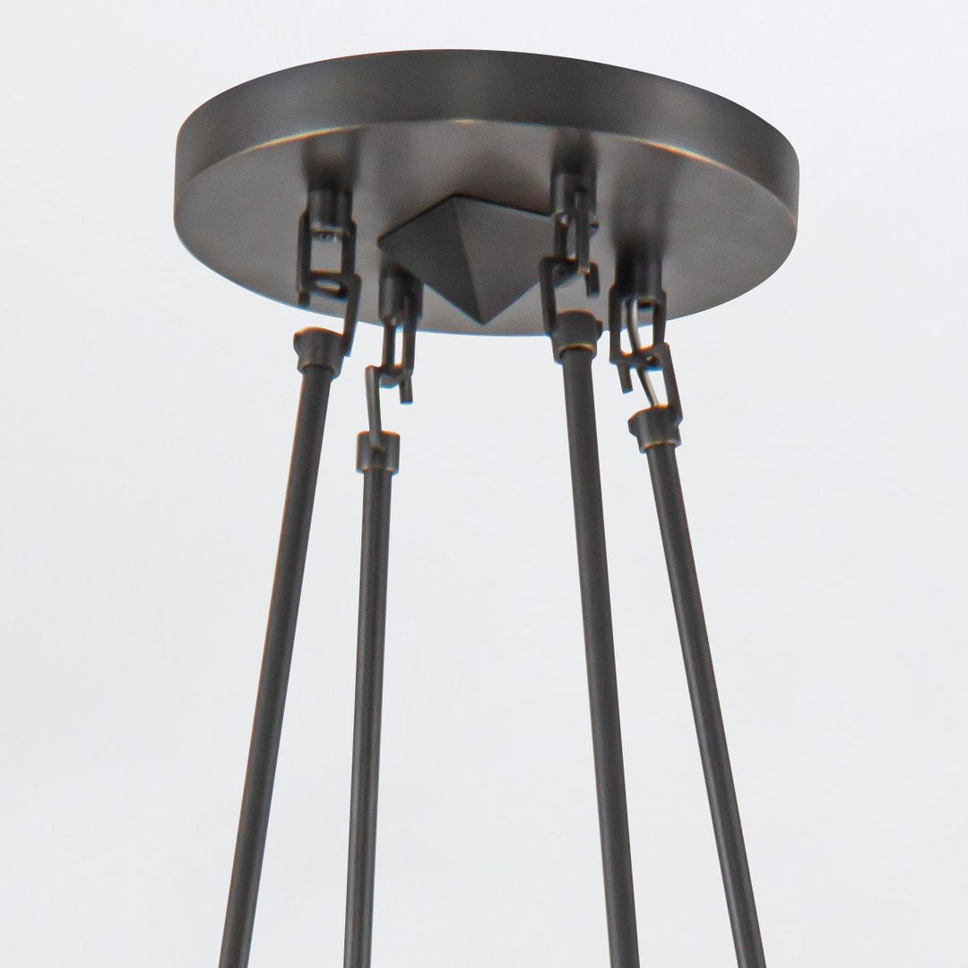 Quintiesse QN-CAIRO8-UBZ-CR Cairo 8 Light Chandelier Urban Bronze