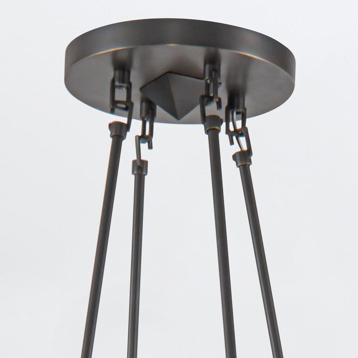 Quintiesse QN-CAIRO8-UBZ-CR Cairo 8 Light Chandelier Urban Bronze