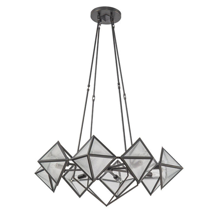 Quintiesse QN-CAIRO8-UBZ-CR Cairo 8 Light Chandelier Urban Bronze