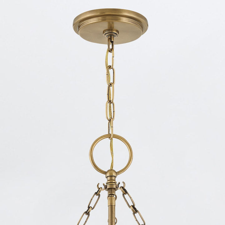 Quintiesse QN-CHANCE-3P-HB Chance 3 Light Pendant Heritage Brass