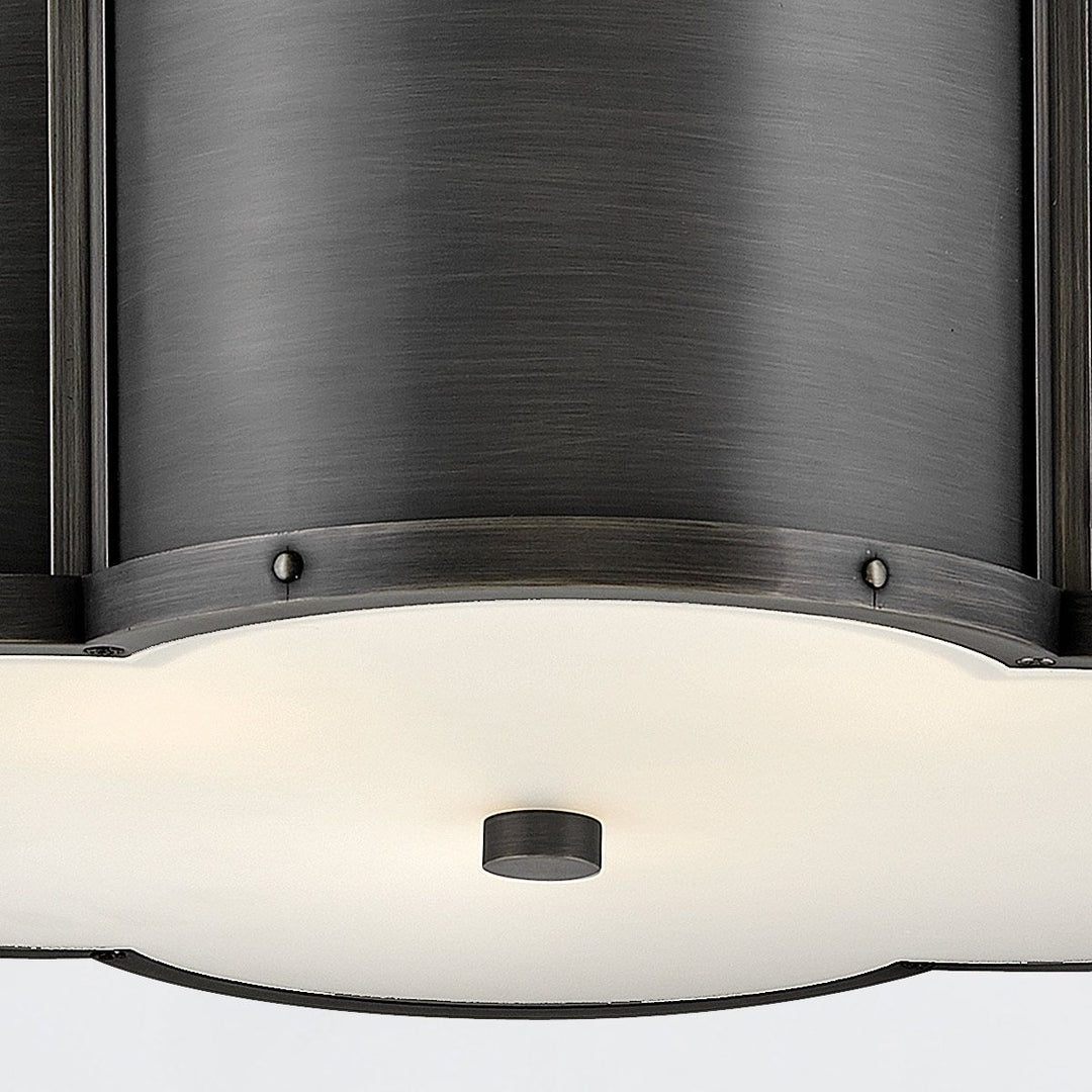 Quintiesse QN-CHANCE-SF-M-BLB Chance 3 Light Medium Semi-Flush Blackened Brass