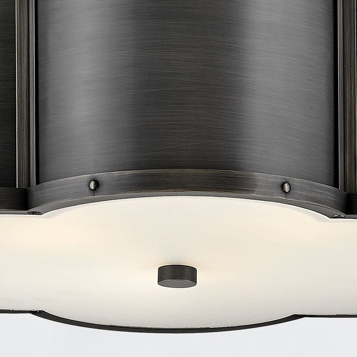 Quintiesse QN-CHANCE-SF-M-BLB Chance 3 Light Medium Semi-Flush Blackened Brass