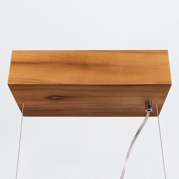 Quintiesse QN-CLEAN-LED-LP-127-TEAK Clean LED Pendant Teak