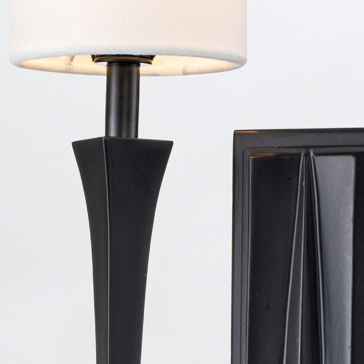 Quintiesse QN-CREST-2WB-BLK Crest 2 Light Wall Light Matte Black