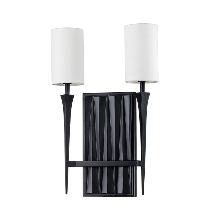 Quintiesse QN-CREST-2WB-BLK Crest 2 Light Wall Light Matte Black