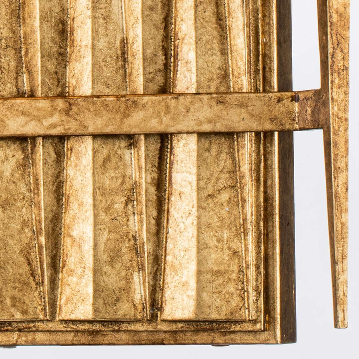 Quintiesse QN-CREST-2WB-DG Crest 2 Light Wall Light Gold Leaf