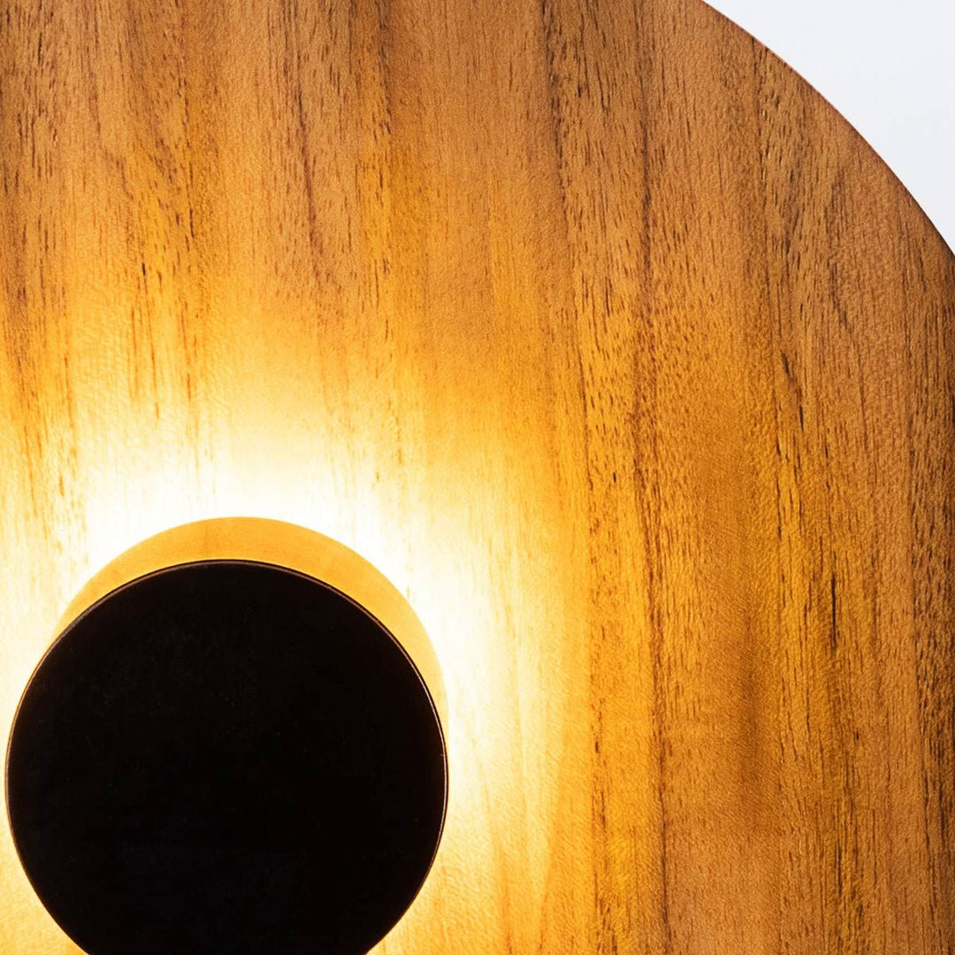 Quintiesse QN-DOT-TL-TEAK Dot Table Lamp Teak