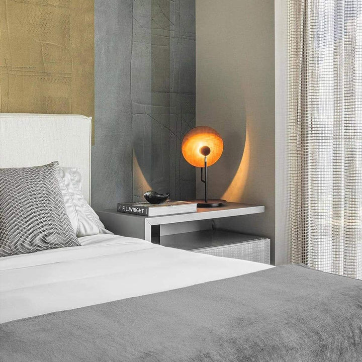 Quintiesse QN-DOT-TL-TEAK Dot Table Lamp Teak