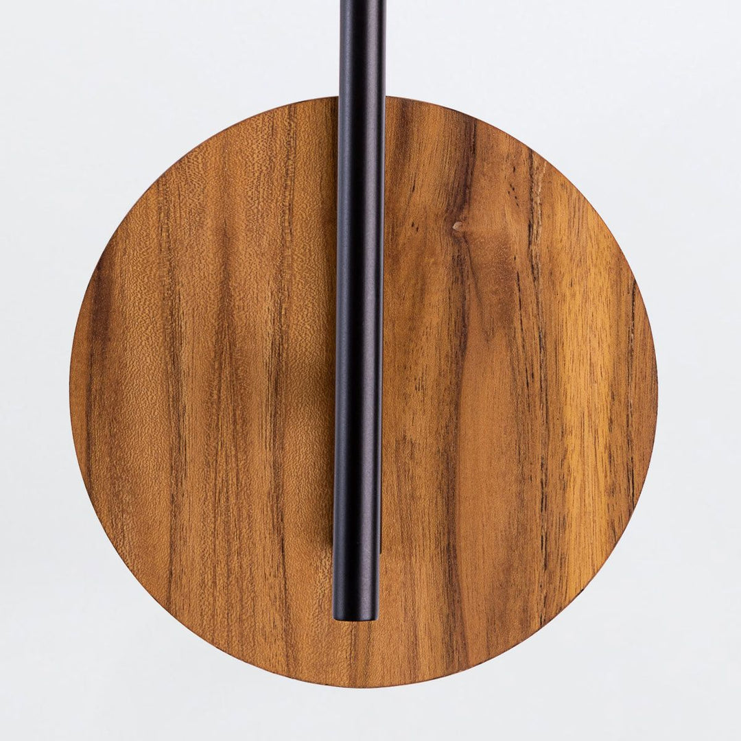 Quintiesse QN-DOT-WB1-TEAK Dot Wall Light Teak