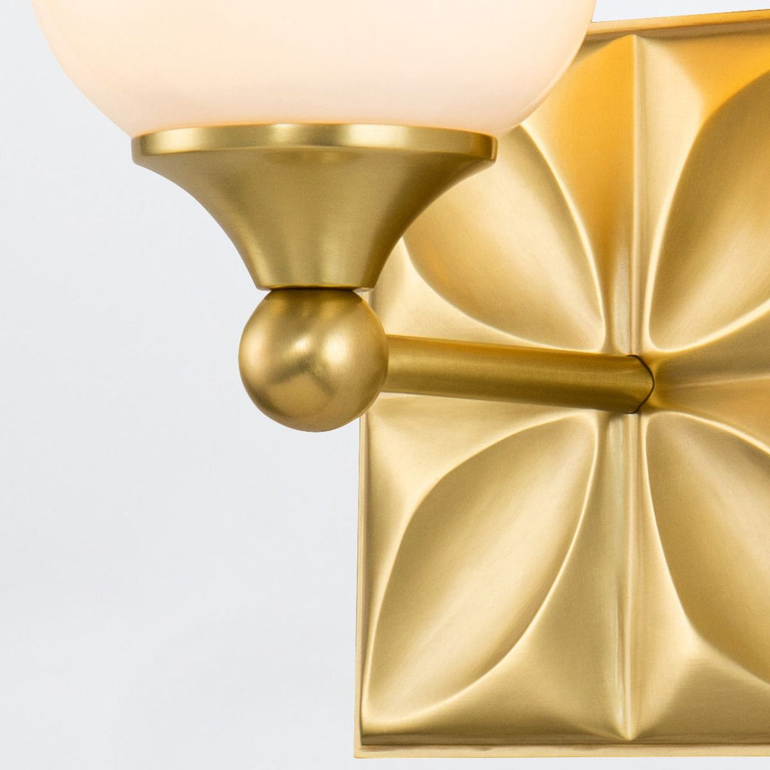 Quintiesse QN-EPSILON-1WB-AB-O Epsilon Bathroom 1 Light Wall Light Aged Brass