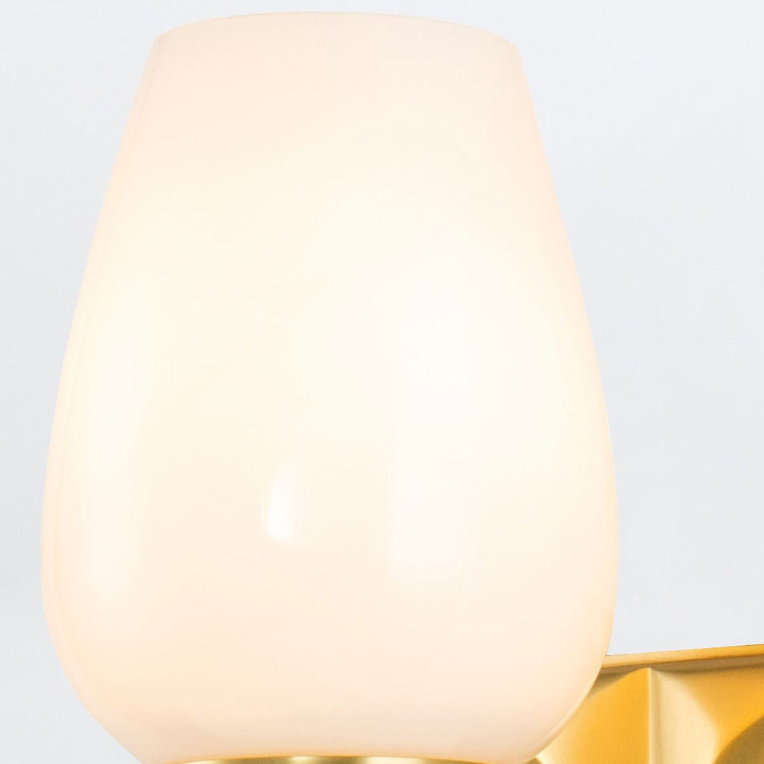 Quintiesse QN-EPSILON-1WB-AB-O Epsilon Bathroom 1 Light Wall Light Aged Brass