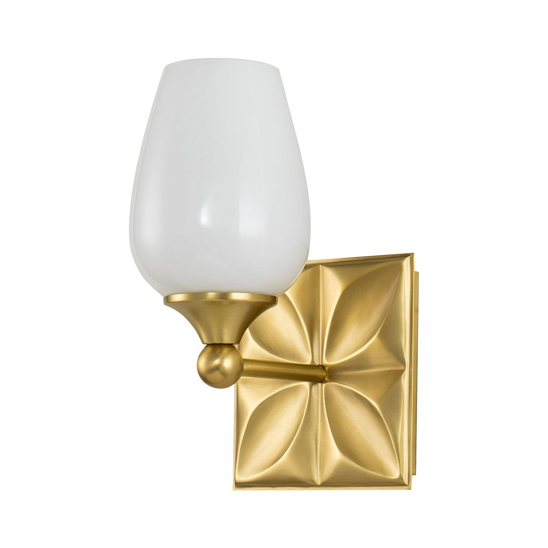 Quintiesse QN-EPSILON-1WB-AB-O Epsilon Bathroom 1 Light Wall Light Aged Brass