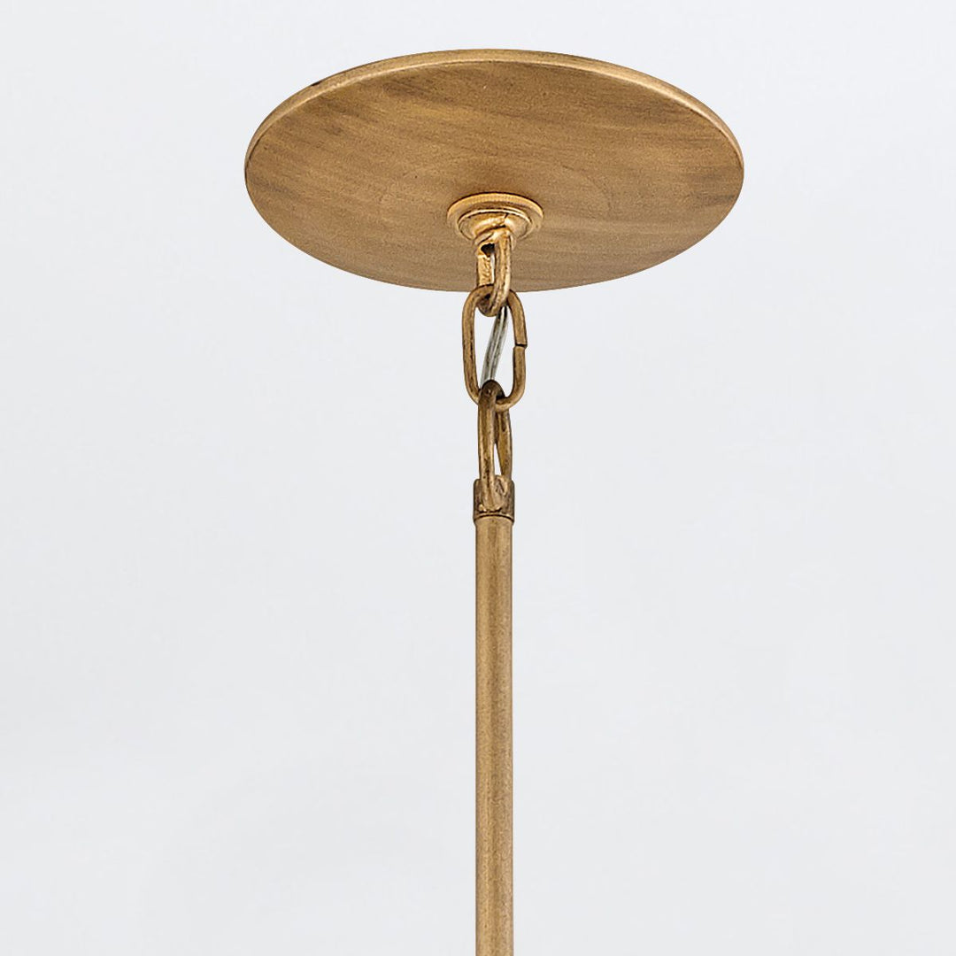 Quintiesse QN-FLORA3-GD Flora 3 Light Duo-Mount Pendant Burnished Gold