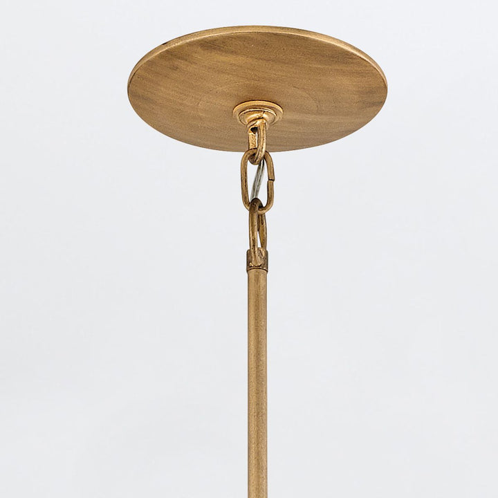 Quintiesse QN-FLORA3-GD Flora 3 Light Duo-Mount Pendant Burnished Gold