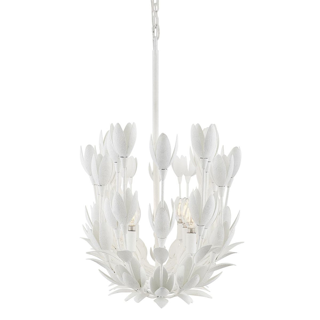 Quintiesse QN-FLORA3-WHT Flora 3 Light Duo-Mount Pendant Textured Plaster