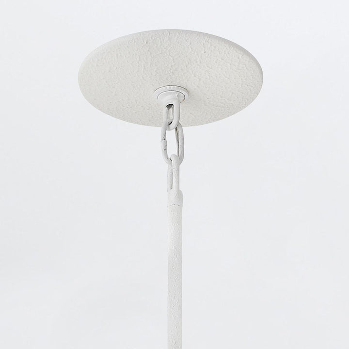 Quintiesse QN-FLORA3-WHT Flora 3 Light Duo-Mount Pendant Textured Plaster
