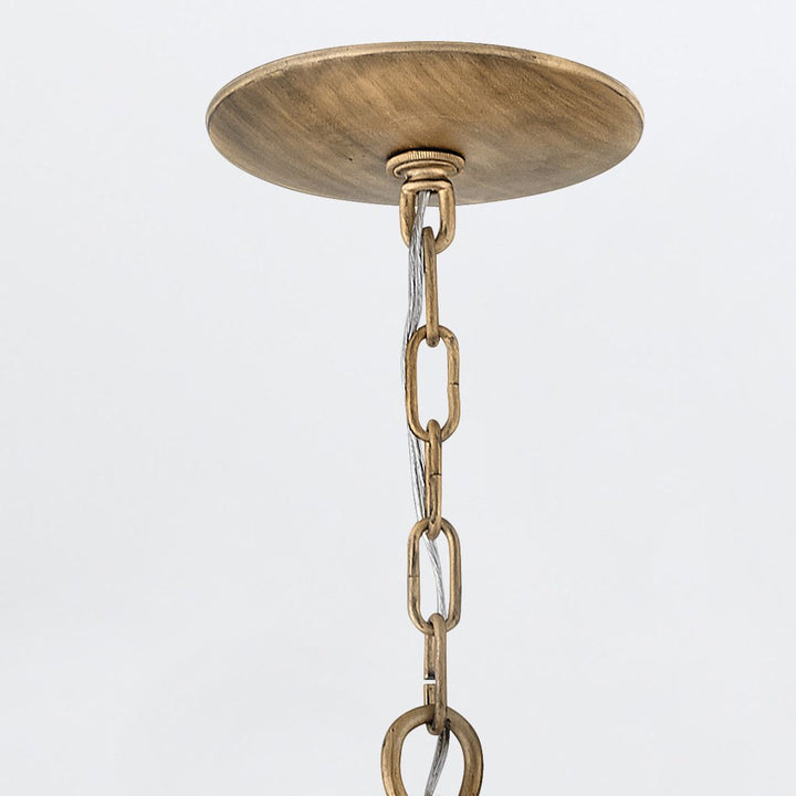 Quintiesse QN-FLORA6-GD Flora 6 Light Chandelier Burnished Gold
