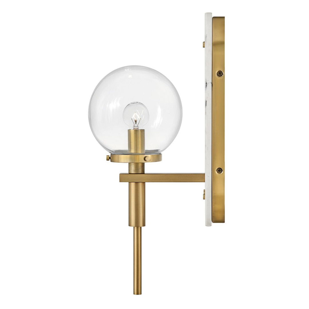 Quintiesse QN-GILDA-WB1-HB Gilda Bathroom 1 Light Wall Light Heritage Brass
