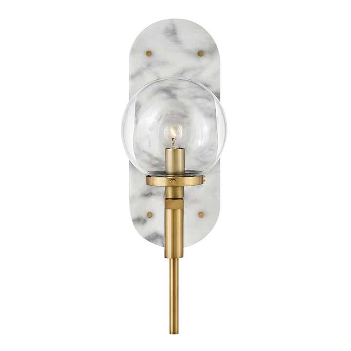 Quintiesse QN-GILDA-WB1-HB Gilda Bathroom 1 Light Wall Light Heritage Brass