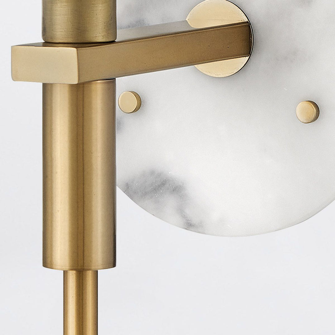 Quintiesse QN-GILDA-WB1-HB Gilda Bathroom 1 Light Wall Light Heritage Brass