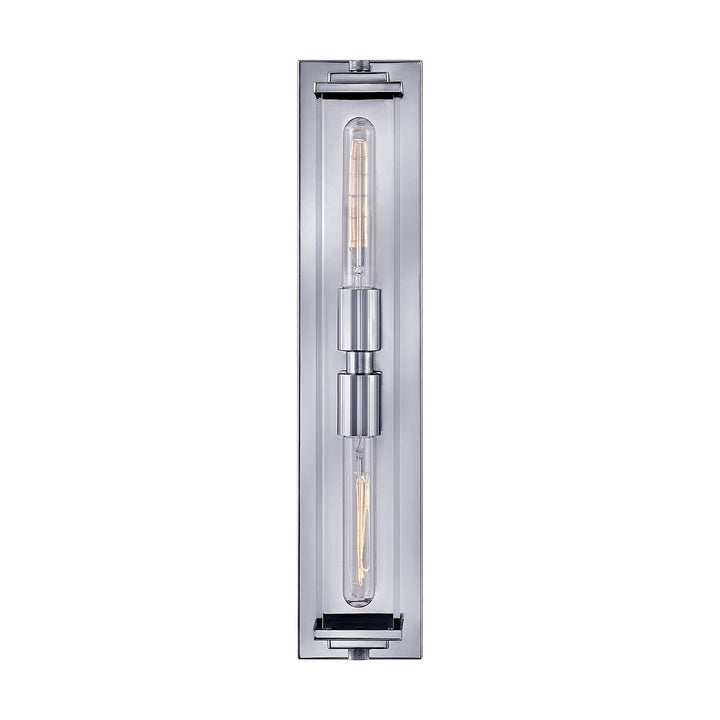 Quintiesse QN-HENRI-WB2-PC Henri Bathroom 2 Light Wall Light Polished Chrome