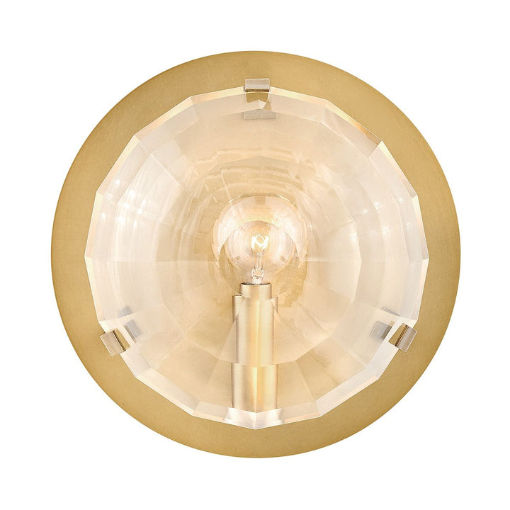 Quintiesse QN-LEO-WB1-HB Leo 1 Light Wall Light Heritage Brass
