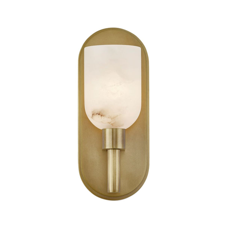 Quintiesse QN-LUCIAN1-VBS-AR Lucian 1 Light Wall Light Vintage Brass