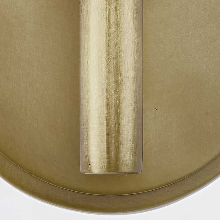 Quintiesse QN-LUCIAN1-VBS-AR Lucian 1 Light Wall Light Vintage Brass
