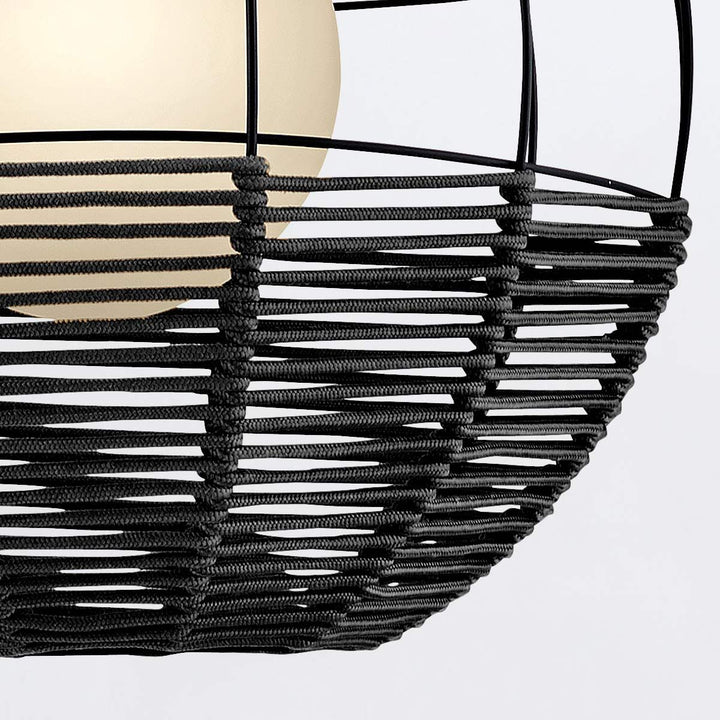 Quintiesse QN-MADDOX-P-M-BK-BK Maddox 1 Light Medium Outdoor Pendant Black