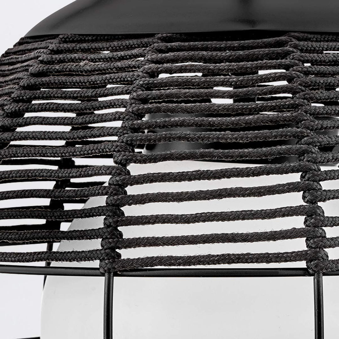 Quintiesse QN-MADDOX-P-S-BK-BK Maddox 1 Light Small Outdoor Pendant Black