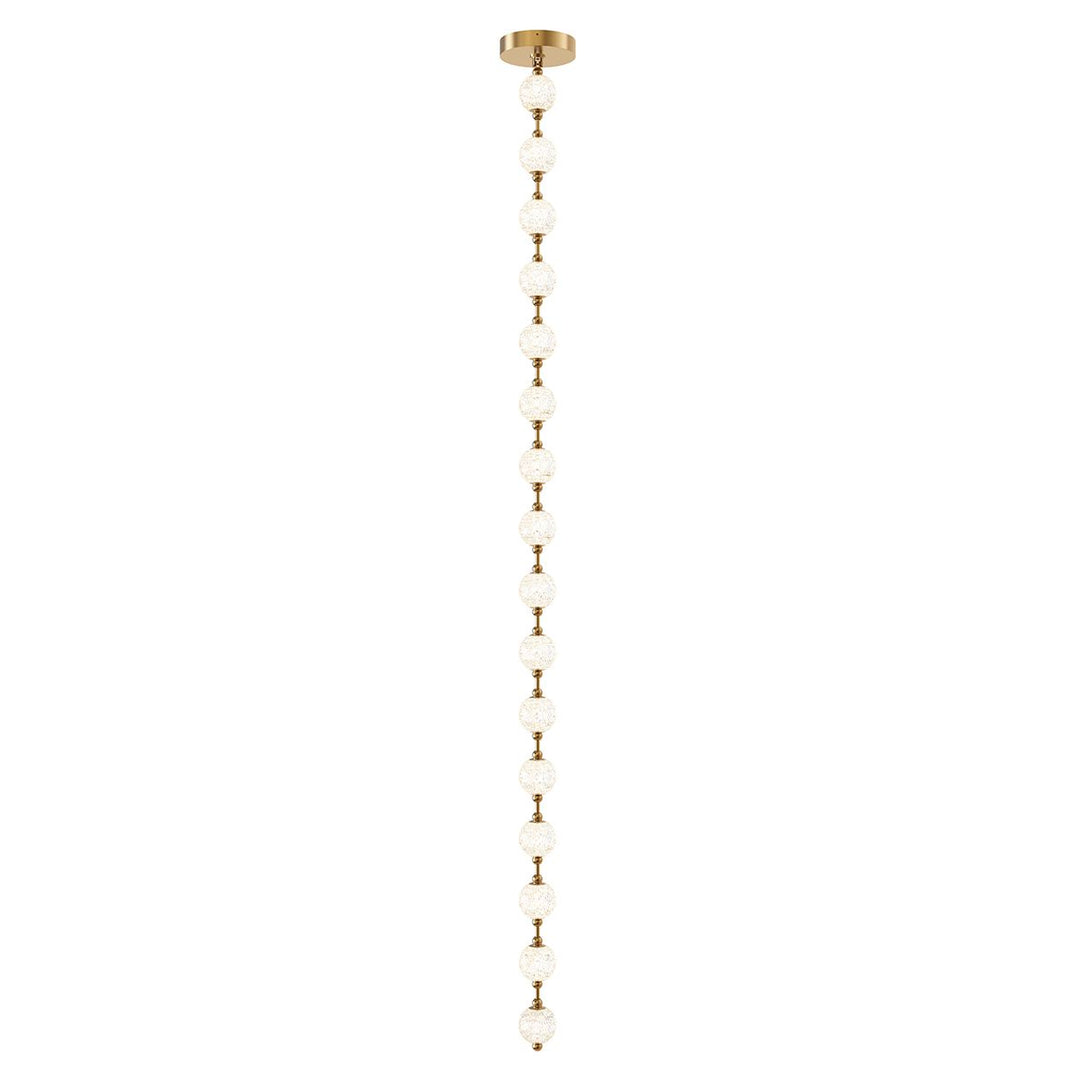Quintiesse QN-MARNI-16P-292-NBR Marni 16 Head LED Pendant Natural Brass