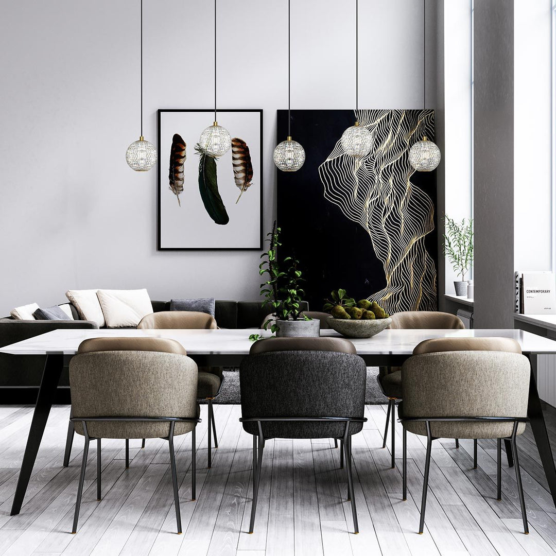 Quintiesse QN-MARNI-1P-NBR Marni Mini LED Pendant Natural Brass