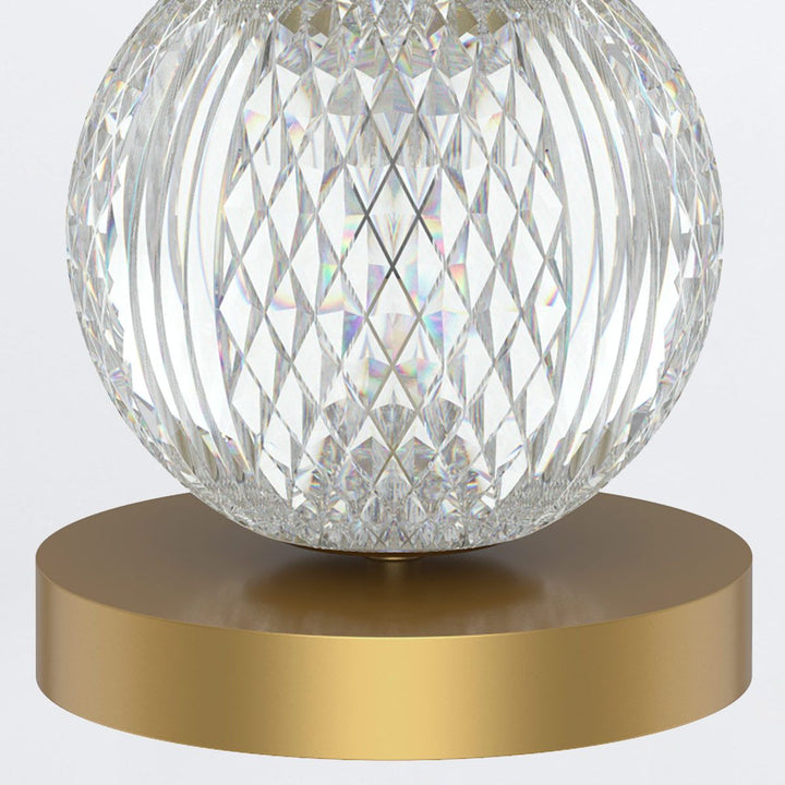 Quintiesse QN-MARNI-TL-M-NBR Marni Medium LED Table Lamp Natural Brass
