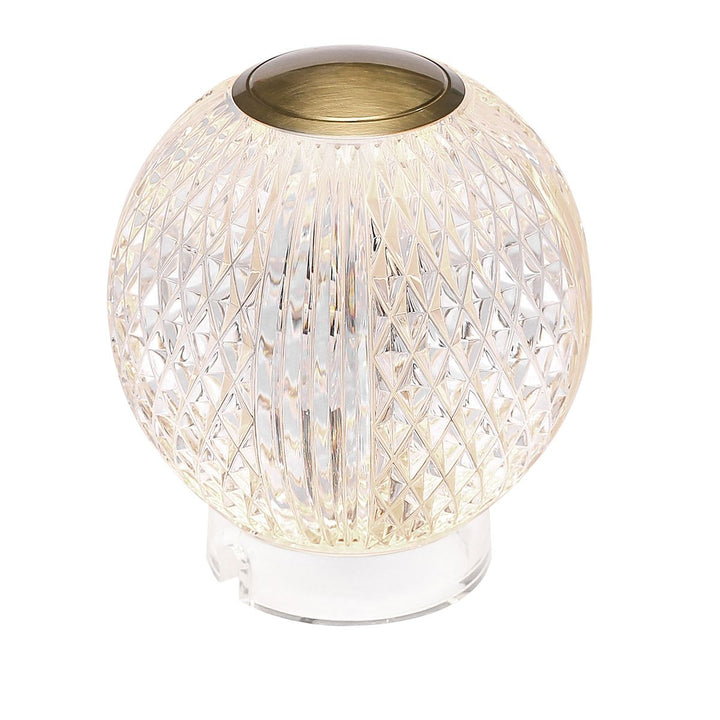 Quintiesse QN-MARNI-TL-S-NBR Marni Small LED Table Lamp Natural Brass