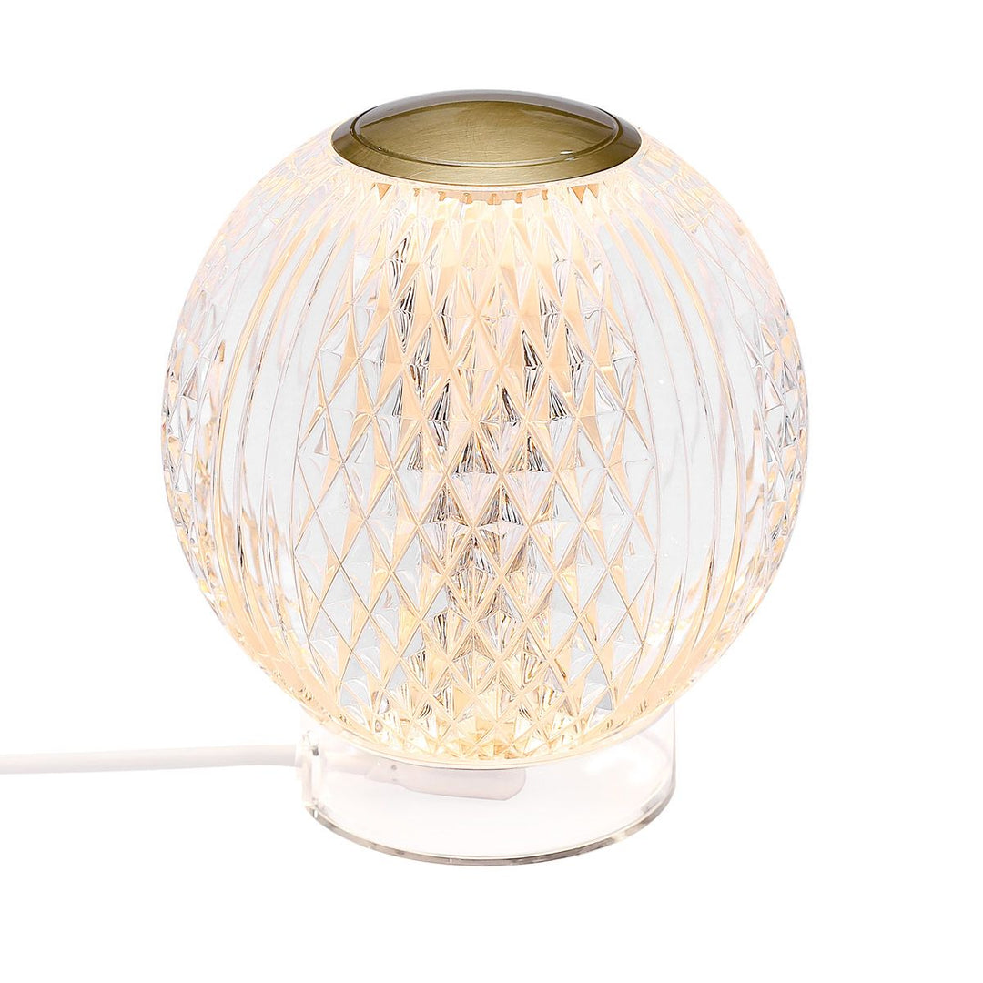 Quintiesse QN-MARNI-TL-S-NBR Marni Small LED Table Lamp Natural Brass