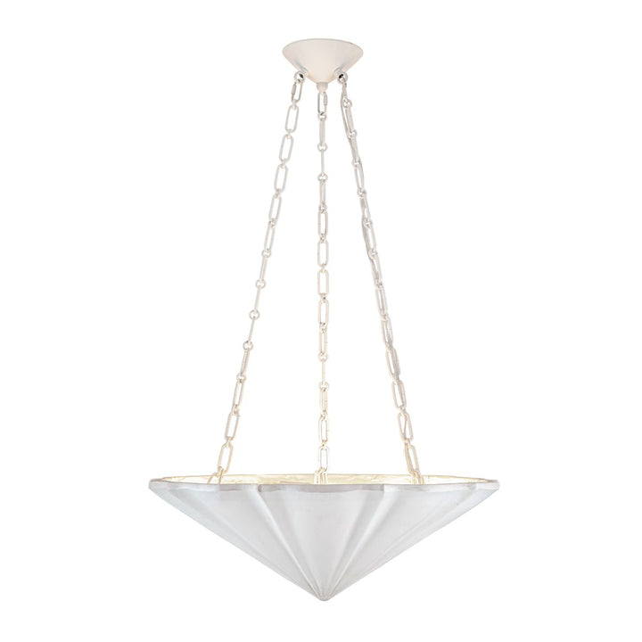 Quintiesse QN-MARTINE-P-WHT Martine 3 Light Pendant Antique White