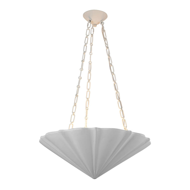 Quintiesse QN-MARTINE-P-WHT Martine 3 Light Pendant Antique White