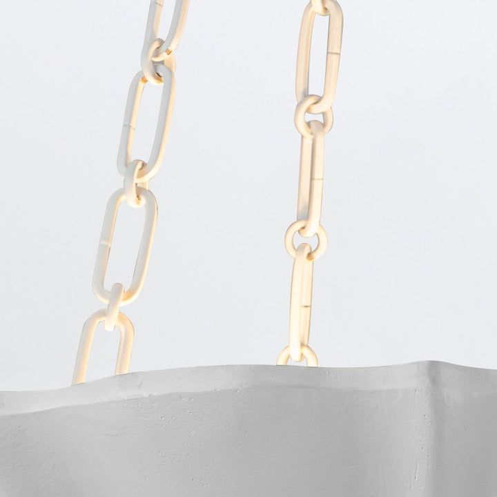 Quintiesse QN-MARTINE-P-WHT Martine 3 Light Pendant Antique White