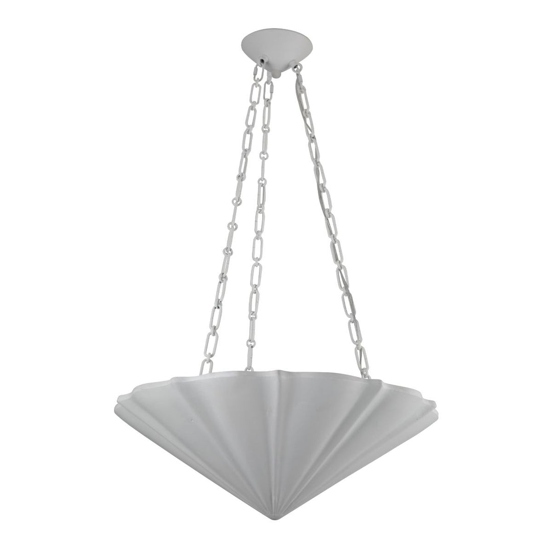 Quintiesse QN-MARTINE-P-WHT Martine 3 Light Pendant Antique White